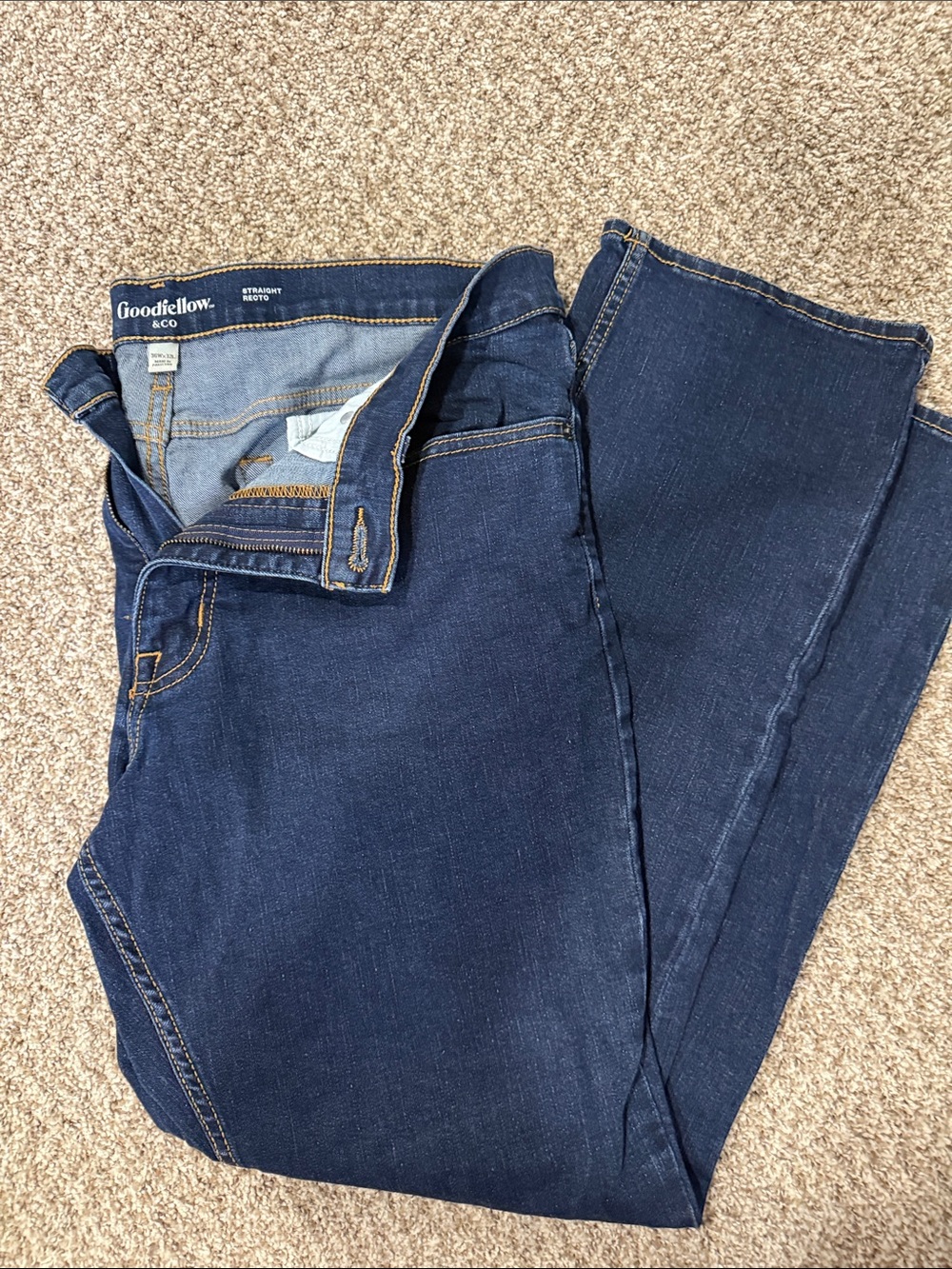 Goodfellow & Co Indigo Straight-Leg Jeans